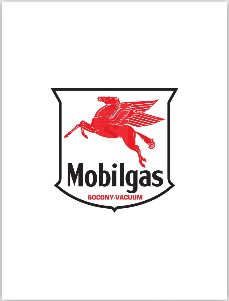 The Air Factor-Porsche Decals Mobil Gas Racing Pegasus Car Decal